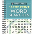 Brain Games - Large Print Word Searches (Teal)