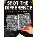 Spot the Difference: Picture Puzzle Book for Adults