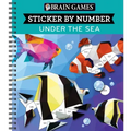 Brain Games - Sticker by Number: Under the Sea (28 Images to Sticker)