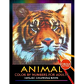 Animal Color by Numbers for Adults: Mosaic Coloring Book Stress Relieving Design Puzzle Quest