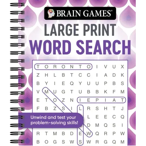 Brain Games - Large Print Word Search (Swirls)