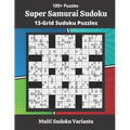 Super Samurai Sudoku Puzzles: 13-Grid Sudoku Puzzles