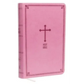 NKJV, Deluxe Gift Bible, Imitation Leather, Pink, Red Letter Edition