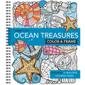 Color & Frame - Ocean Treasures (Adult Coloring Book)