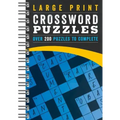 Large Print Crossword Puzzles Blue: More Than 200 Puzzles to Complete