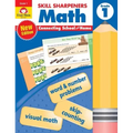 Skill Sharpeners: Math, Grade 1 Workbook
