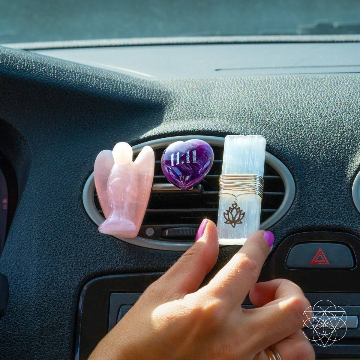 11:11 Blessed Car Crystal Kit - I Am Very Lucky -
