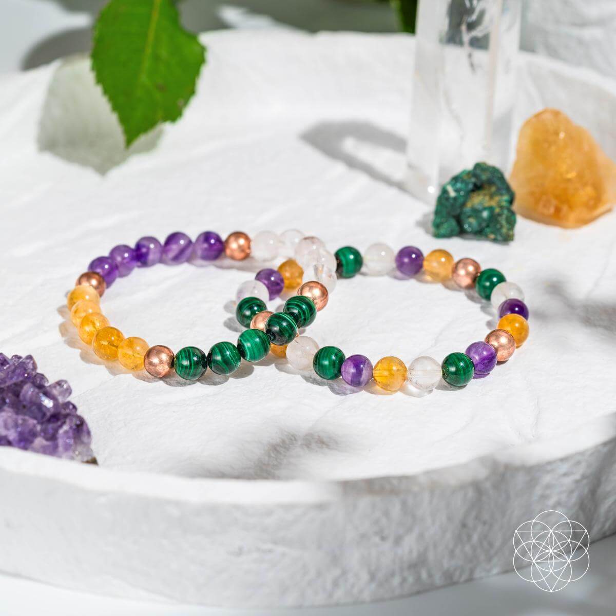 Crystal Quartet Bracelet Set - Powerhouse of Wealth Manifestation