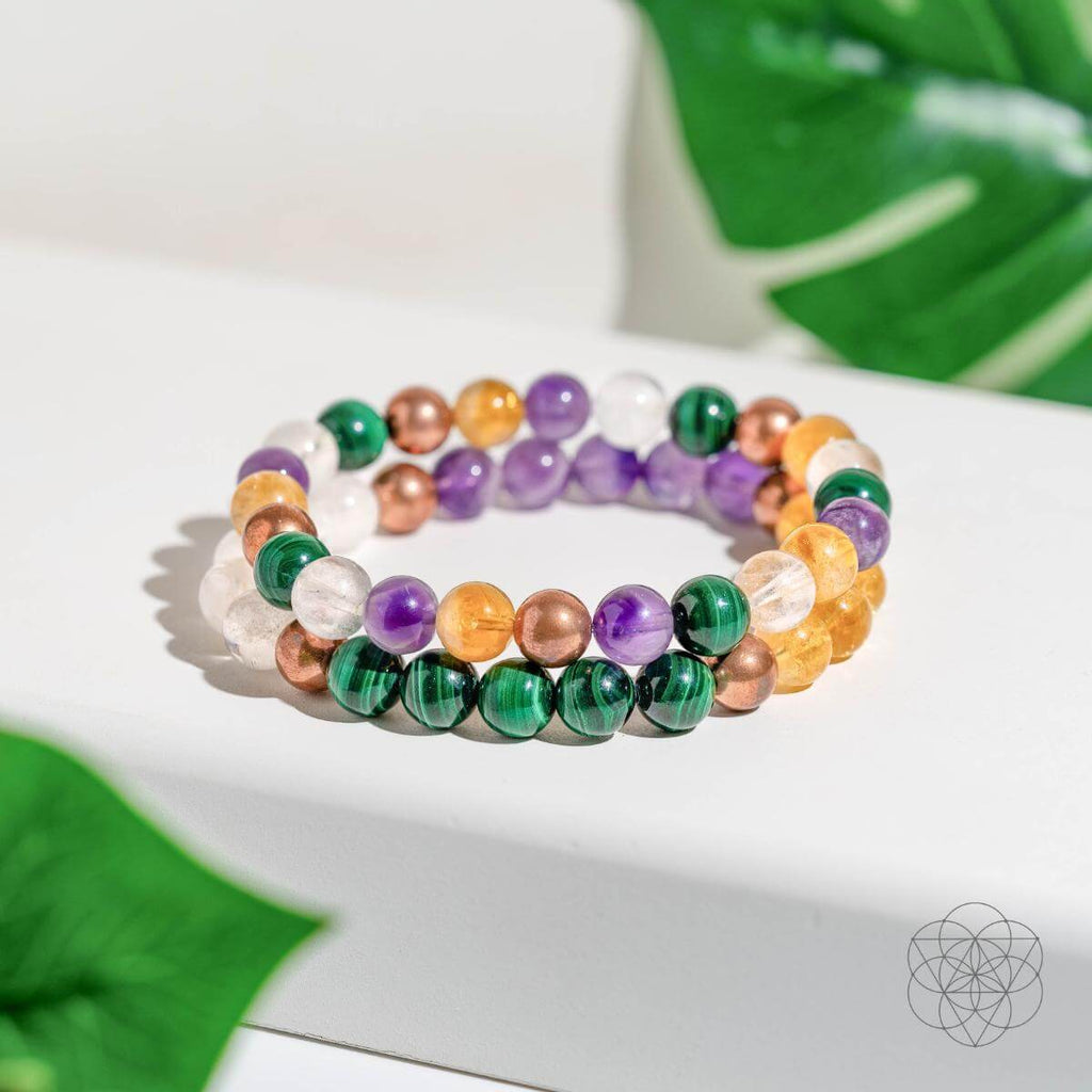 Crystal Quartet Bracelet Set - Powerhouse of Wealth Manifestation