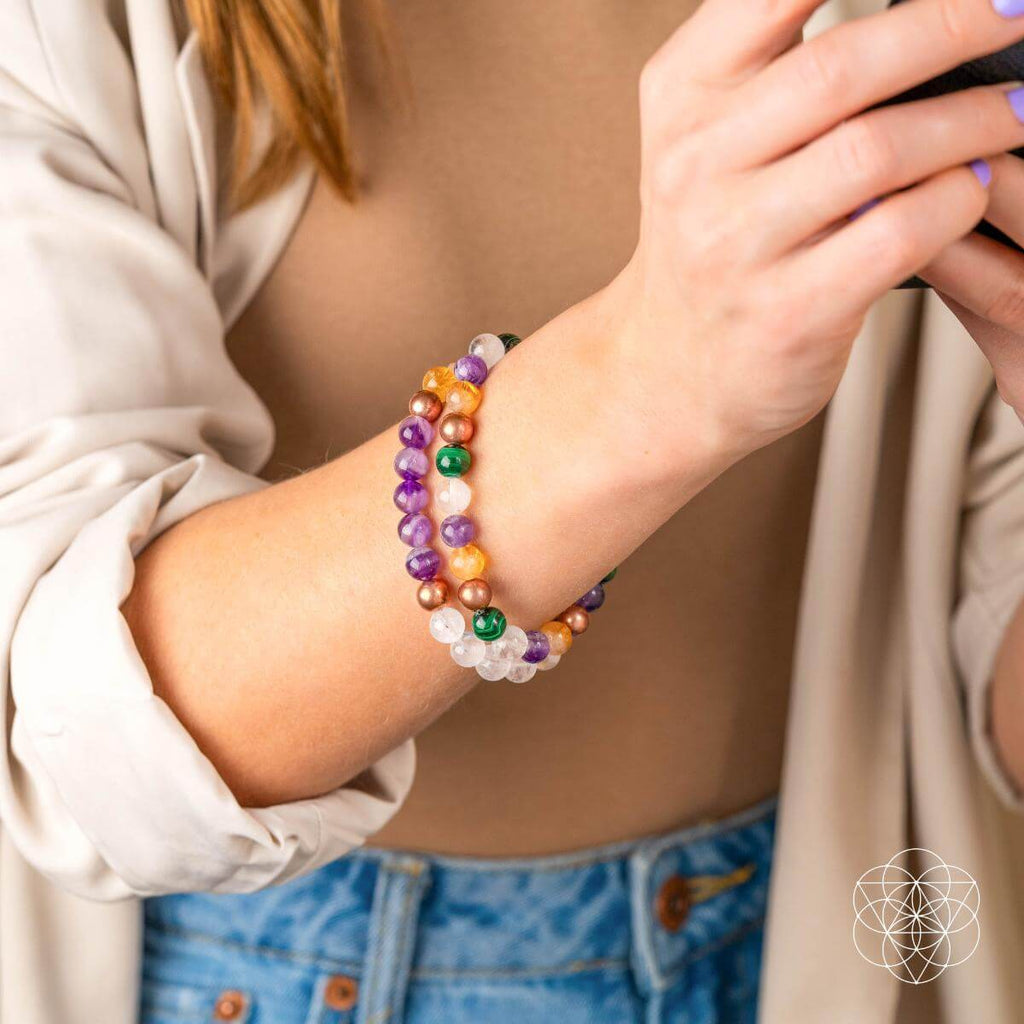 Crystal Quartet Bracelet Set - Powerhouse of Wealth Manifestation