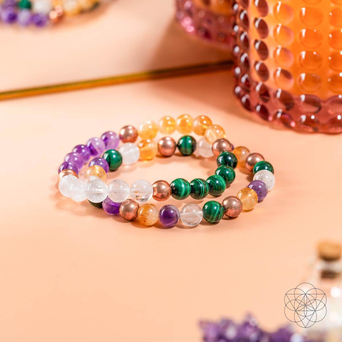 Crystal Quartet Bracelet Set - Powerhouse of Wealth Manifestation