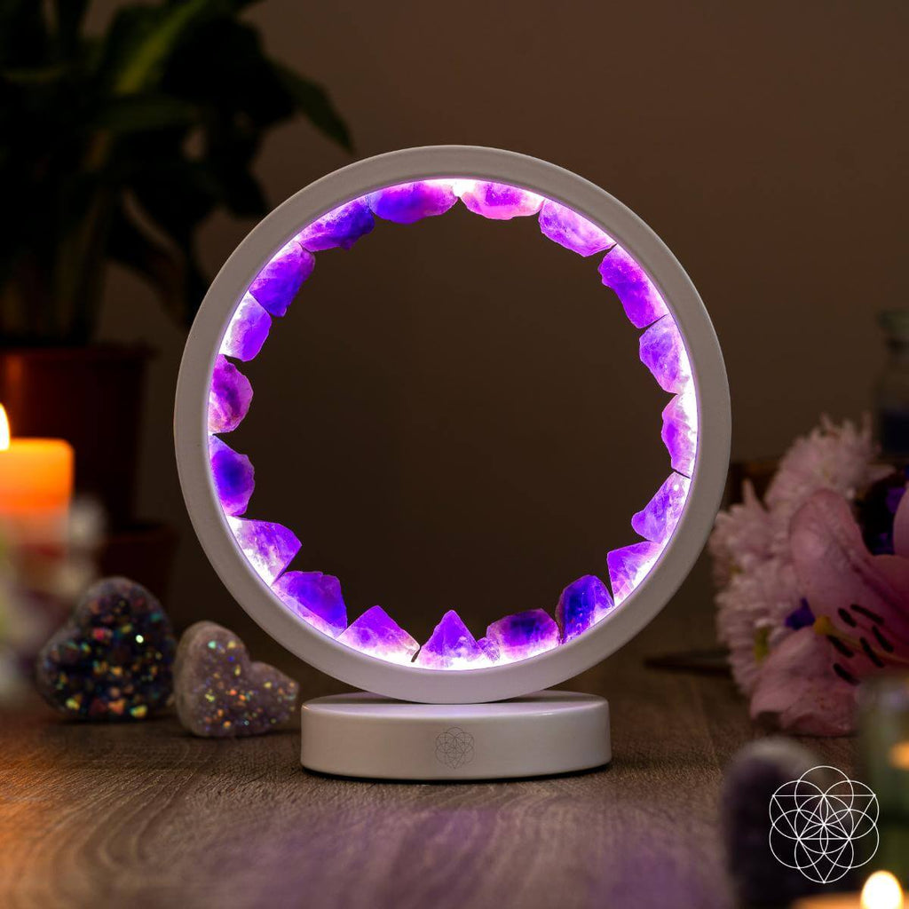 Amethyst Healing Lamp - Stress Less, Sleep More