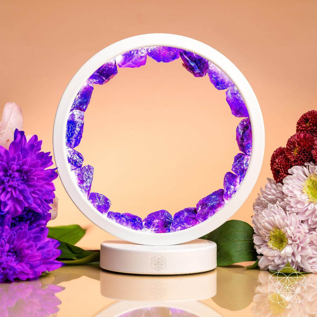 Amethyst Healing Lamp - Stress Less, Sleep More