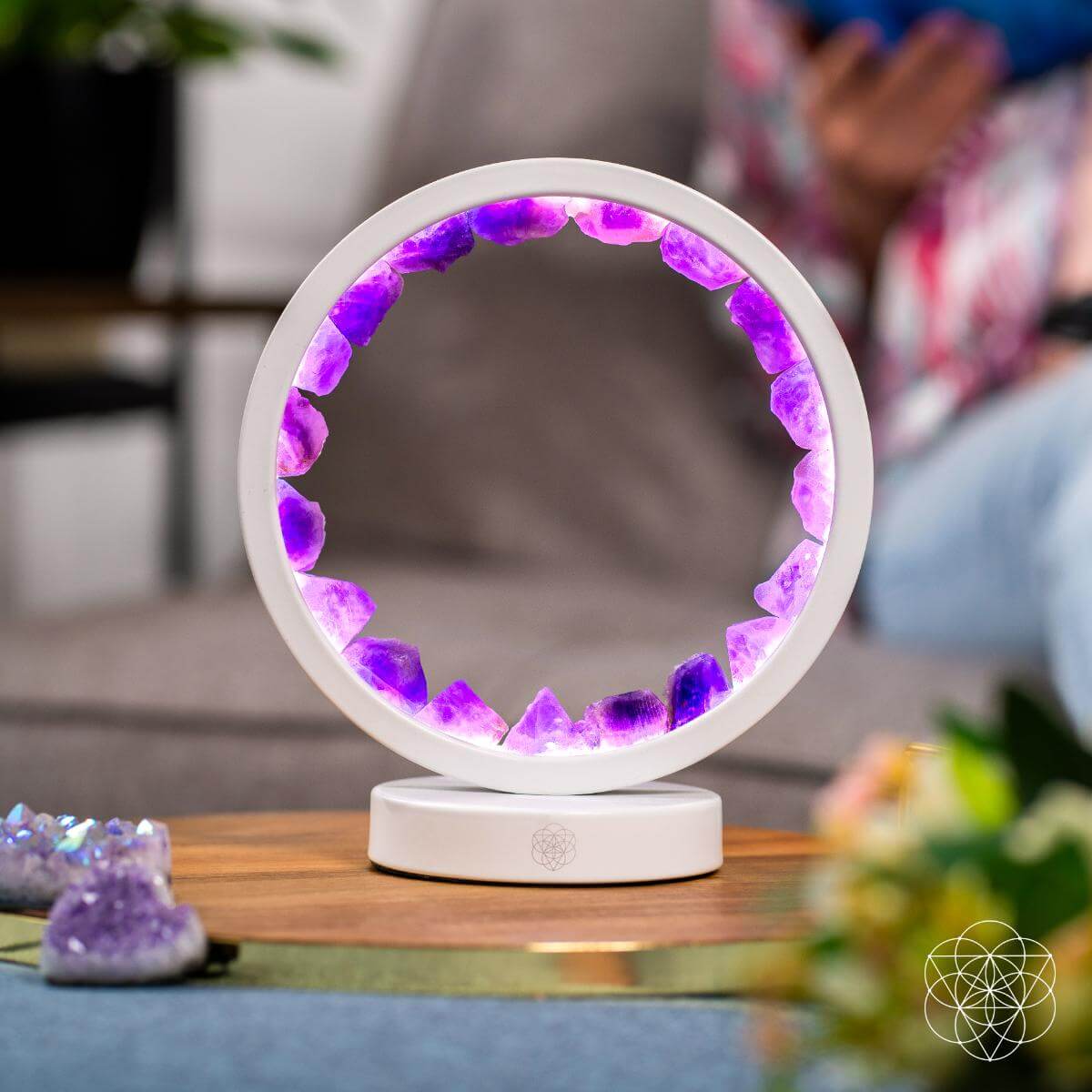 Amethyst Healing Lamp - Stress Less, Sleep More