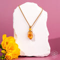 Citrine Crystal Prosperity Pendant
